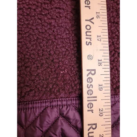Athleta Fleece Pullover Womens XS Purple Fleece Deep Pile Outdoor Running Hiking - Picture 15 of 16